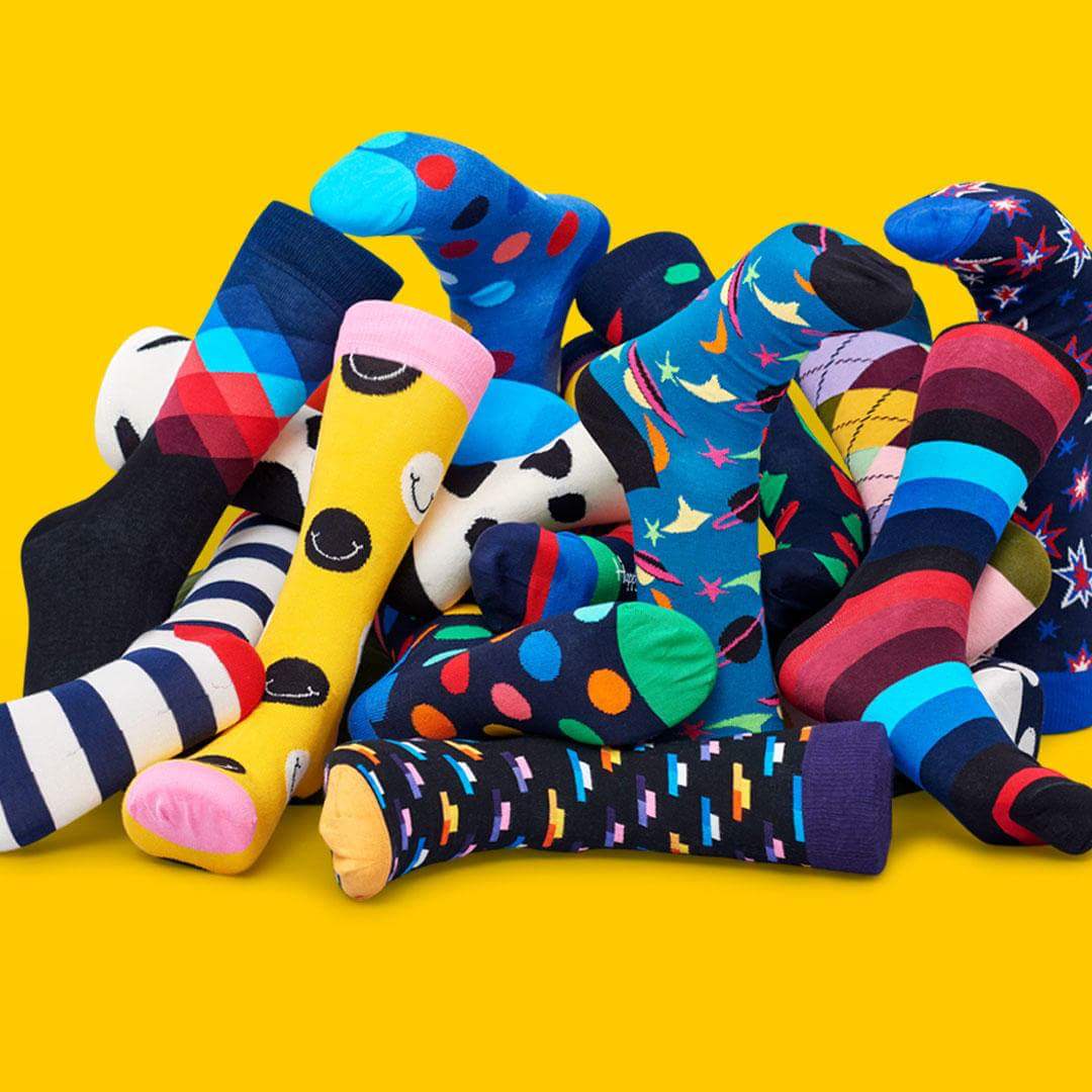 גרבים אופנתיות של המותג Happy Socks - מוצרים חמים 1E4