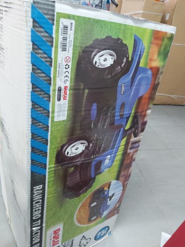 טרקטור כחול חברת DOLO לא ממנוע