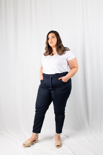 מכנסיי בלנד נייבי