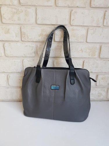 תיק צד לילך אפור