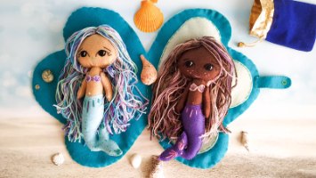 שתי בובות בת ים בערכה