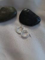 עגילי חישוק כסף רומי