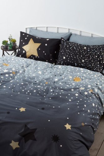 סט מלא יחיד או מיטה וחצי דגם  זוהר בחושך