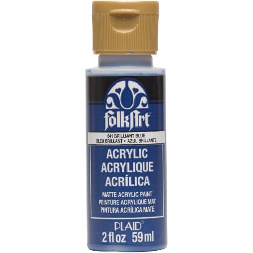 צבע אקריליק פולקארט 59 מ"ל BRILLIANT BLUE 641