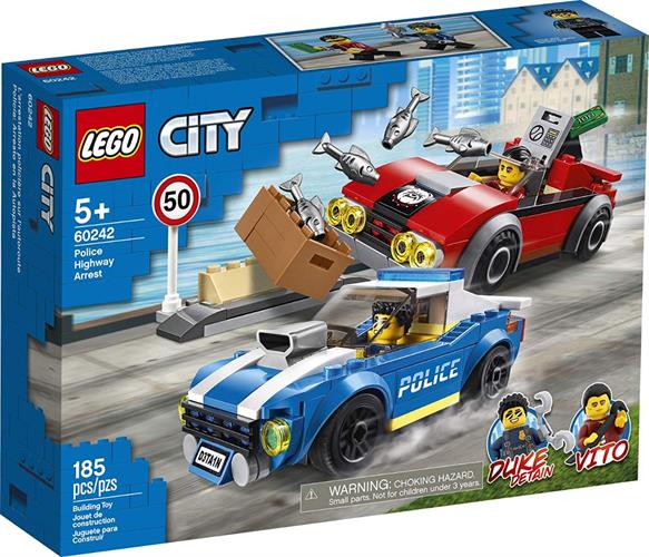 לגו city 60242 מעצר בכביש מהיר