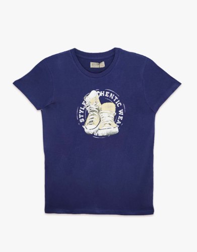 חולצת טריקו בנים מודפס SHOES