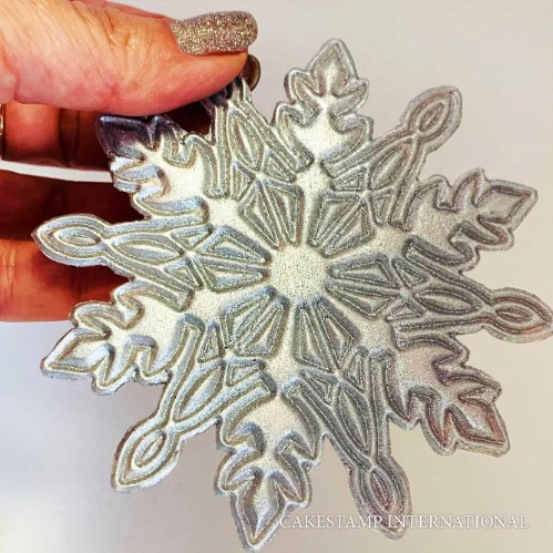 תבנית פתית שלג חורף 2021|פתית ענק| קישוט טופר לעוגה| פתית שלג פרוזן | חדש מאתי דבש