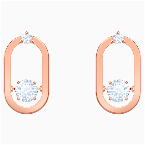 עגילים SWAROVSKI קולקציית Sparkling DC