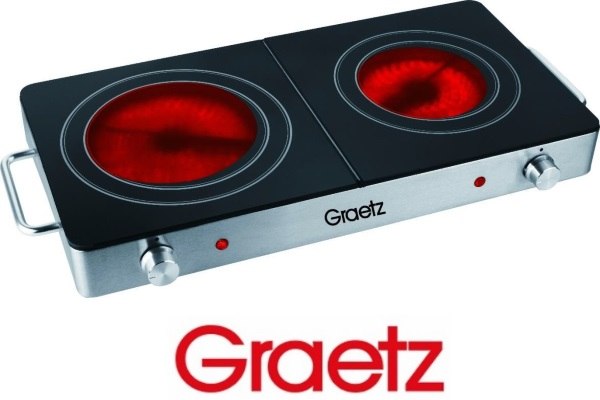 Graetz פלטת בישול קרמית כפולה דגם: GR295