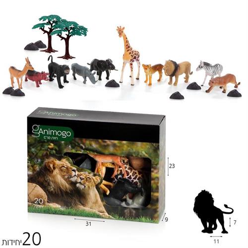 Animogo פרא בקופסא 20 יח'