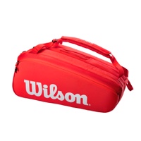 תיק טניס wilson Super Tour 15 Pack Red