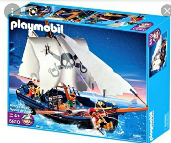 פליימוביל סירה פיראטים