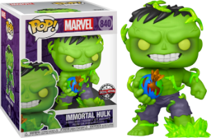 בובת פופ! גדולה - האלק זוהר בחושך (אקסקלוסיבי)