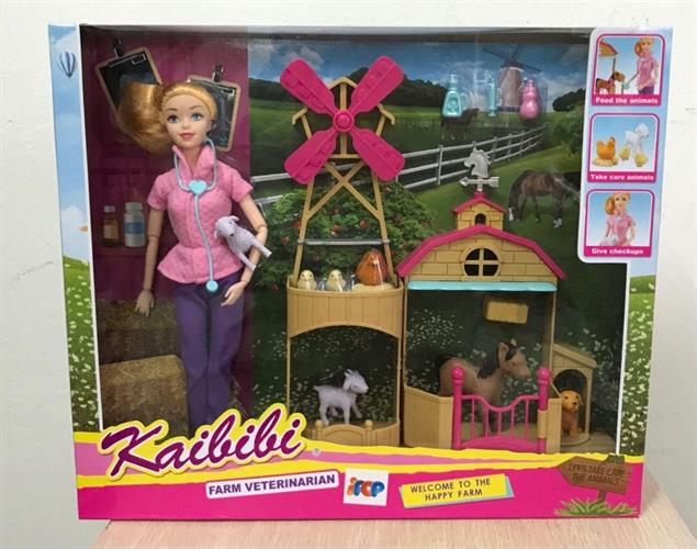 בובת ברבי רופאת חיות