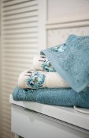 מגבת פנים ג'אקרד 100% כותנה מבית ורדינון