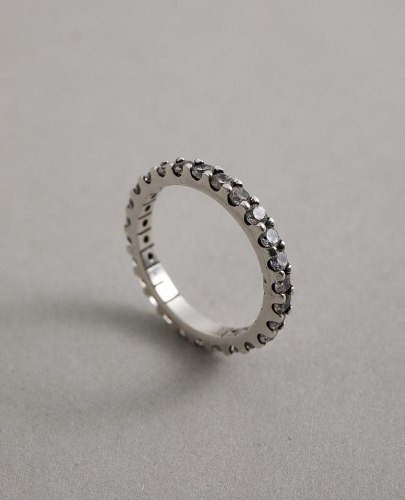 טבעת DANON - אורורה כסף שקוף (SML)