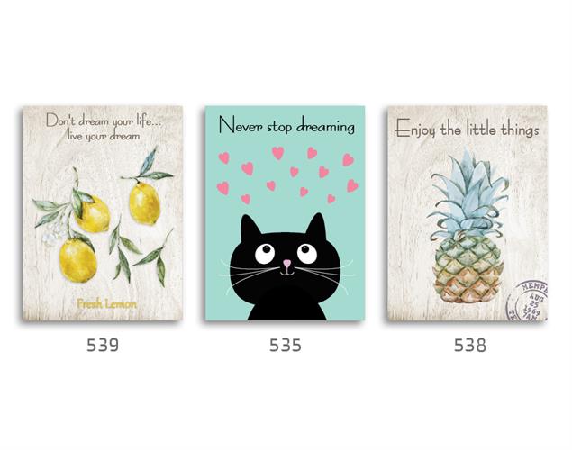 סט של 3 תמונות השראה מעוצבות לתינוקות, לסלון, חדר שינה, מטבח, ילדים - תמונות השראה  034