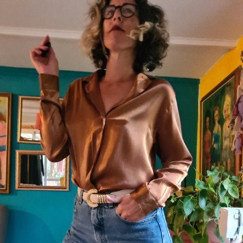 חולצת נחושת יחידה במינה L/XL