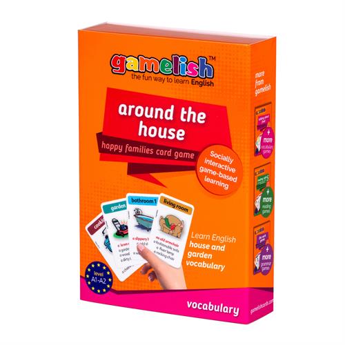 משחק רביעיות באנגלית gamelish | מסתובבים בבית  around the house