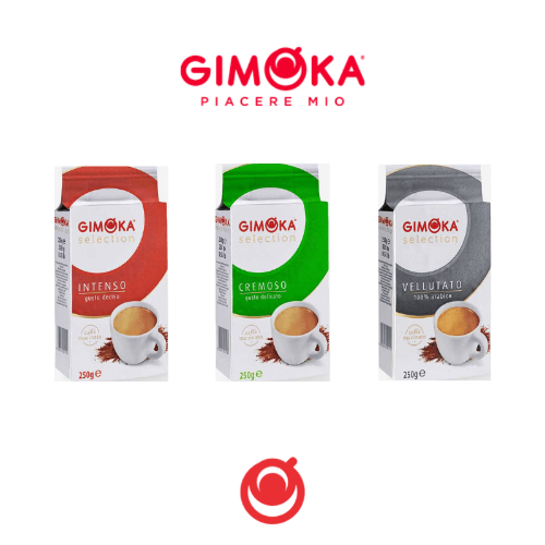 1000 גרם קפה טחון gimoka roasted ground coffee בהרכבה עצמית