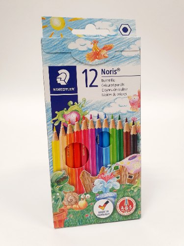 סטדלר- 12 עפרונות צבעוניים