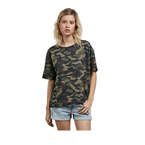 VOLCOM THROW SHADE TEE - DARK CAMO
