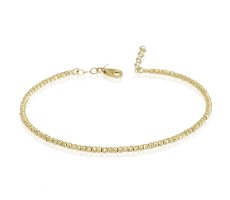 צמיד כדורים זהב קשיח