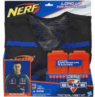 נרף אפוד לילדים+2 מחסניות+12 חיצים NERF A0250