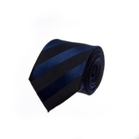 עניבה קלאסית פסים כחול