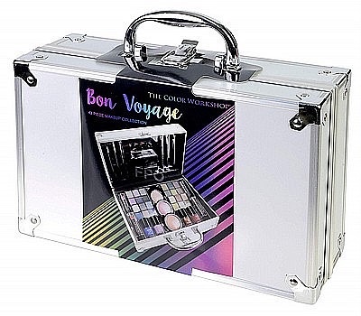 מזוודת איפור כסופה