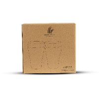 סט כוסות GO GREEN - תכלת