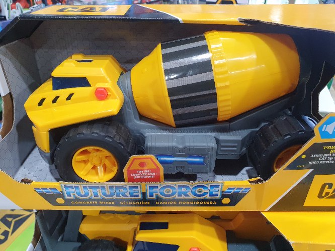 מערבל בטון עם תאורה וקול בלחיצת כפתור