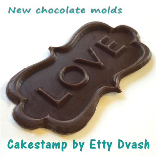 תבנית LOVE אהבה - יחידה אחת - ליצירת בשוקולד