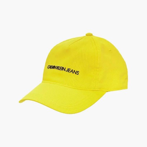 כובע יוניסקס לוגו CK צהוב