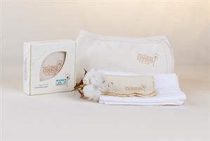 חבילת לידה: שמיכה, חיתול, מגבון, אריזת הנקה