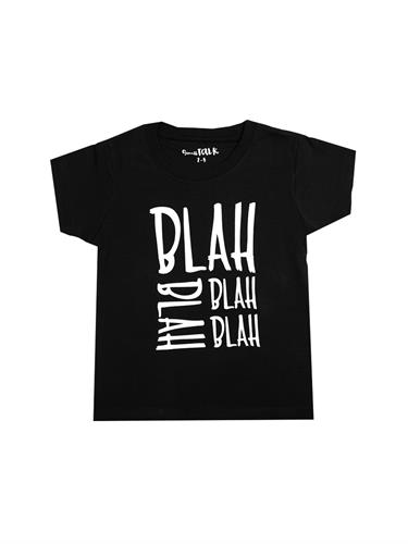 טי BLAH שחור