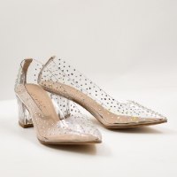 נעלי עקב שקופות שרלוט