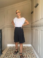 חולצת גופרה - לבן