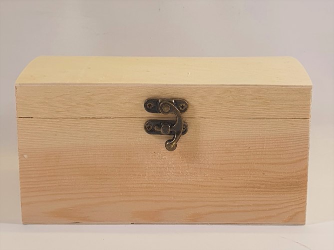 תיבת אוצר עץ - 18X11X10  (3/5)