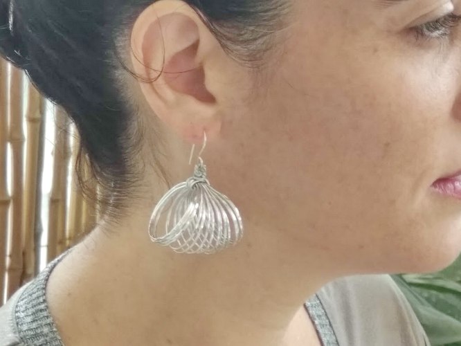 עגילי מניפה