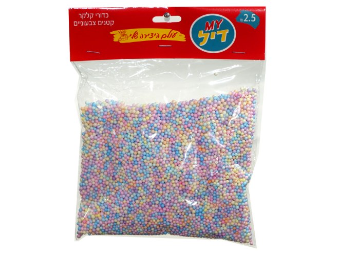 כדורי קלקר קטנים פסטל6ממ