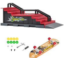 סקייטבורד אצבע + רמפה