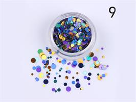 פייטים - מס' 9 - צבעוני סגול וכחול