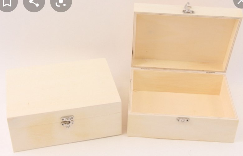 קופסת עץ גדולה