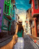 צביעה לפי מספרים - לך אחרי רחובות איסטנבול