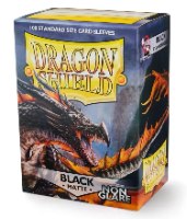 100 יחידות של סליבים לשמירה על קלפים בכל הצבעים Dragon Shield Matte Non-Glare Sleeves Standard