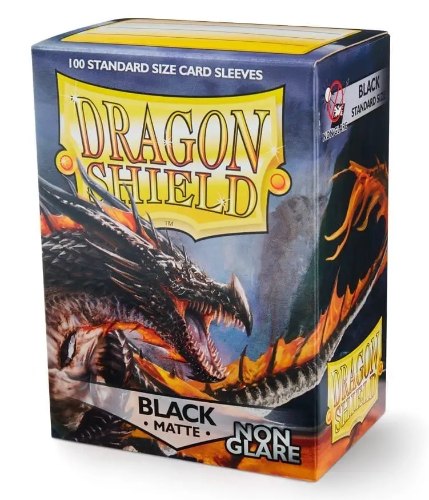 100 יחידות של סליבים לשמירה על קלפים בכל הצבעים Dragon Shield Matte Non-Glare Sleeves Standard