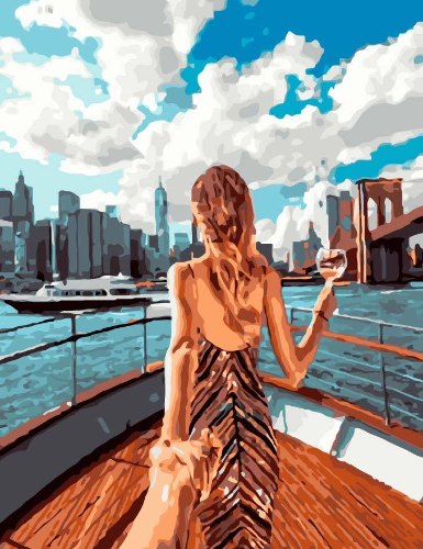 צביעה לפי מספרים - לך אחריי מנהטן