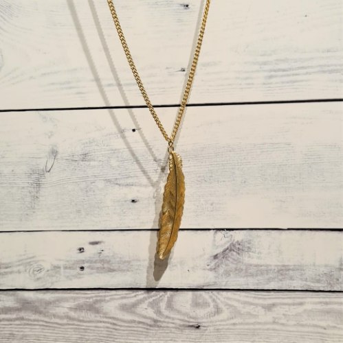 שרשרת נוצה גדולה ארוכה