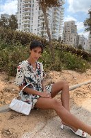 אוברול מעטפת לורי פרחוני